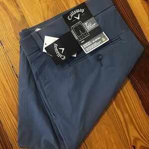 Callaway Men's NWT Stretch Golf Shorts 7" Inseam Size 36 Waist UPF 50 Black 🔥
